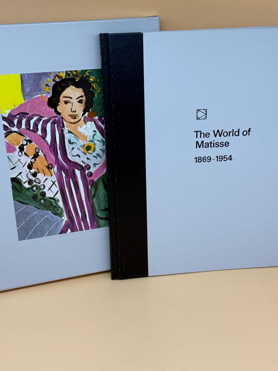 The World of Matisse Circa 1970's Time Life Art Series Art History books Art Books Matisse Art Coffee Table Book Gifts Art and Artists