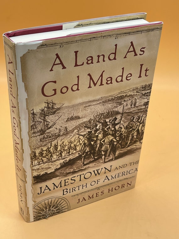 History Books A Land As God Made It Jamestown and the Birth of America by James Horn History Lovers Gift Books for Readers Used Books