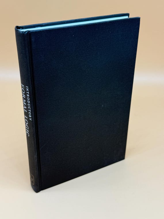 Introductory Formal Logic of Mathematics P.H. Nidditch 1957 Free Press  Math books Math and Logic history STEM rare books Calculus Algebra