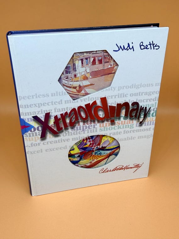 Painting A Quest Towards Xtraordinary by Judi Betts (INSCRIBED) & Charlotte Huntley Modern Art books coffee table books
