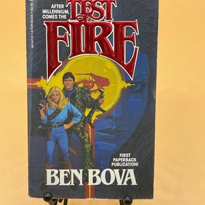 Test Fire by Ben Bova First Printing Oct. 1992 TOR Science Fiction Books Vintage Paperback Gift Books Sci fi books Collectible Paperbacks