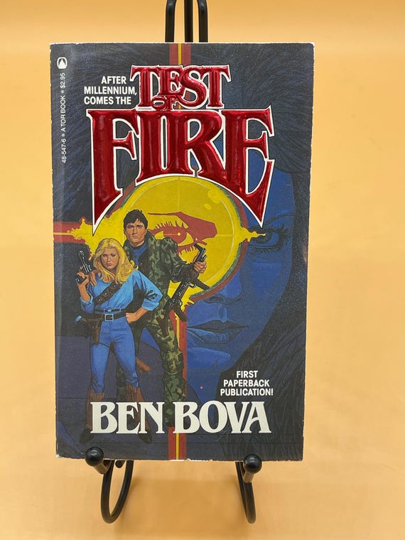 Test Fire by Ben Bova First Printing Oct. 1992 TOR Science Fiction Books Vintage Paperback Gift Books Sci fi books Collectible Paperbacks