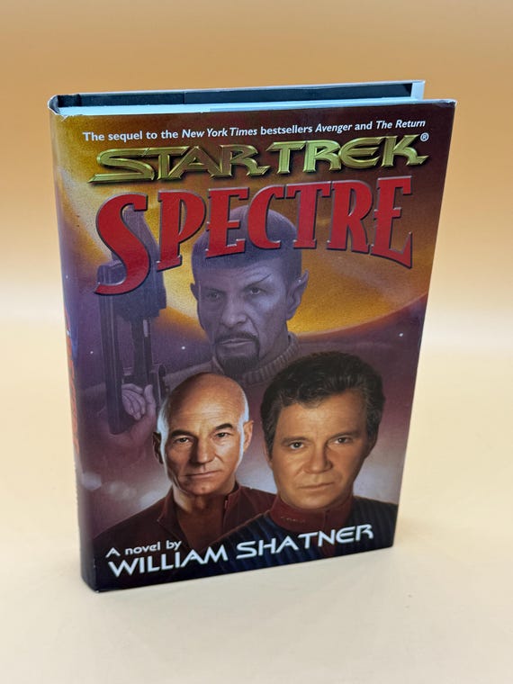 Star Trek Spectre a Novel by William Shatner 1998 Pocket Books Edition Science Fiction book gifts Sci Fi novels collectible sci fi books