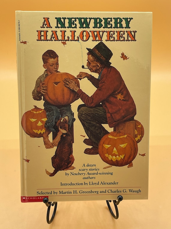 Children's Books A Newbery Halloween A Dozen Scary Stories 1983 Hardcover Scholastic Press Gift Books for Children Storybooks for Kids Gift
