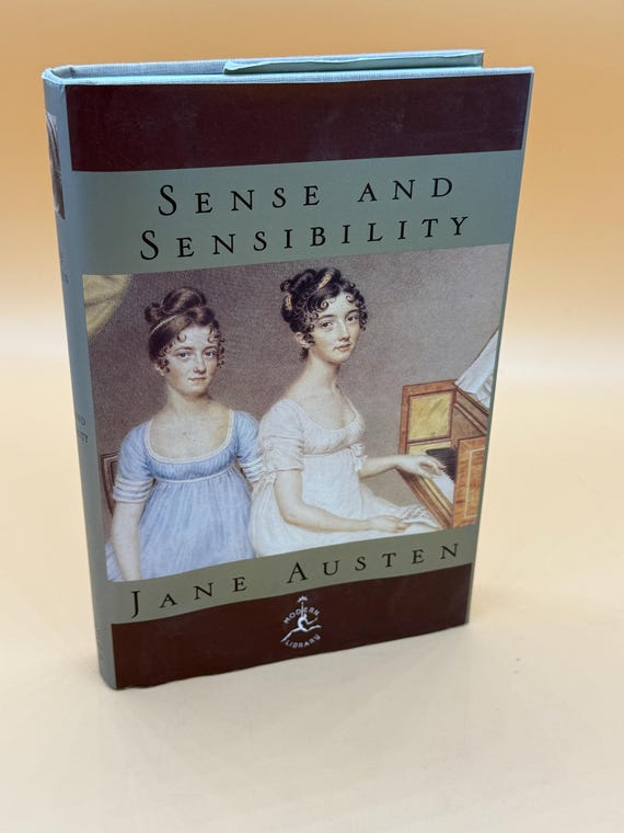 Sense and Sensibility by Jane Austen 1995 Modern Library Publishing Classic Literature Victorian Literature Romance novels gift books