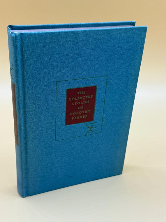 The Collected Stories of Dorothy Parker #123 in the Modern Library Series, Random House 1942 Short Stories Collectible Book Gifts for Reader