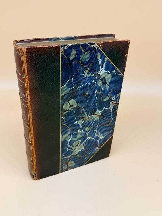 Works of Parkman The Oregon Trail Sketches of Prairie & Rocky Mountain Life by Francis Parkman 1907 Little Brown leather marbled edition