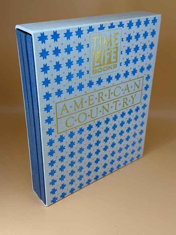 American Country set of 3 volumes; Country Kitchen, Country Home, Country Cooking Americana Book gifts