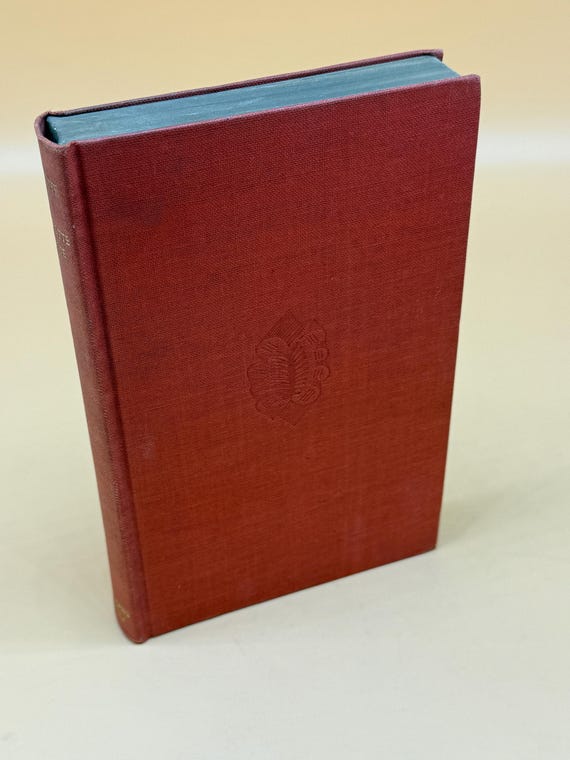 Villette by Charlotte Bronte 1937 Everyman's Library hardcover Classic Literature English Lit 19th century novels Rare Book Gifts