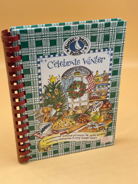 Vintage Cookbooks Gooseberry Patch Celebrate Winter First Printing June 1996 Cookbook Gifts for Cooks Collectible Gooseberry Patch cookbooks
