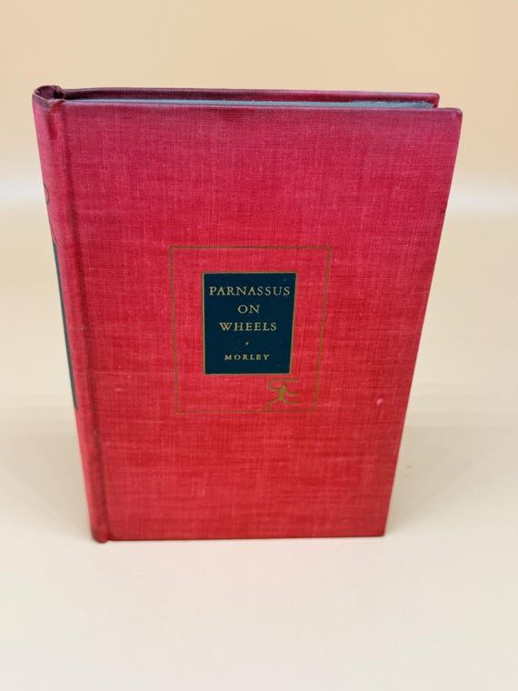 Parnassus on Wheels by Christopher Morley Circa 1950's Modern Library Classic Literature Rare book gifts