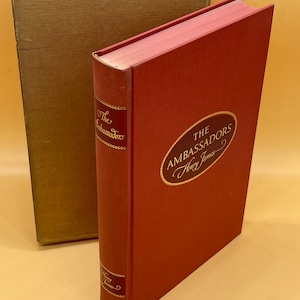 Rare Books The Ambassadors by Henry James Heritage Press 1963 hardcover with slipcase Books for Readers Gifts Used Books Classic Literature