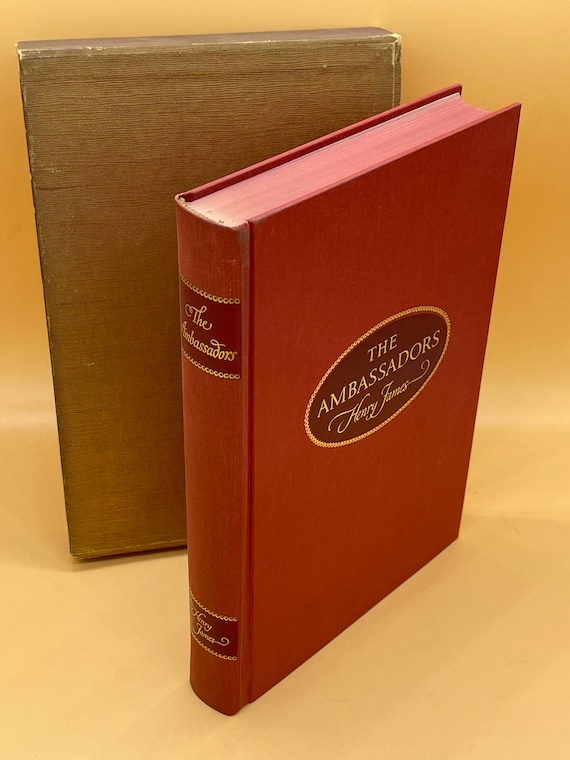 Rare Books The Ambassadors by Henry James Heritage Press 1963 hardcover with slipcase Books for Readers Gifts Used Books Classic Literature