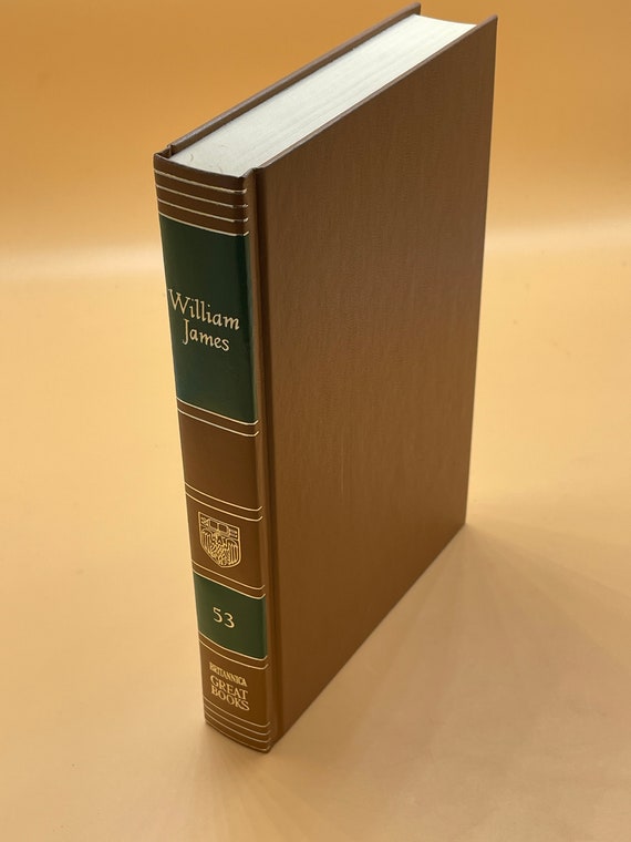 Rare Books William James The Principles of Psychology 1977 Britannica Great Books Series Psychology Reference Book Gifts Collectible Books