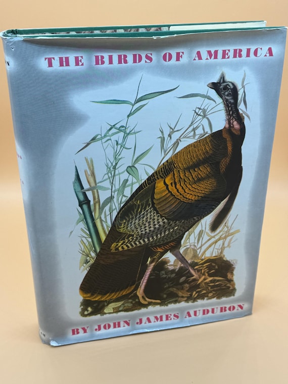 The Birds of America by John James Audubon 11th Printing 1977 Macmillan Publishing Art Books Bird Books Rare book gifts Audubon birding book