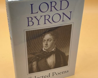 Poetry Books Lord Byron Selected Poems 1994 Gramercy Books Byron Poem anthology Poetry lovers gift books English Poets and Poems