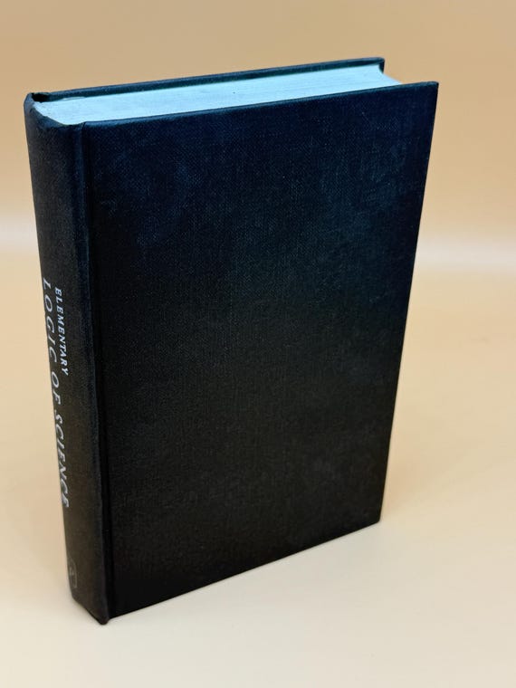 Elementary Logic of Science and Mathematics by P.H. Nidditch 1960 Free Press rare math books Logic and Science Calculus Boolean Algebra