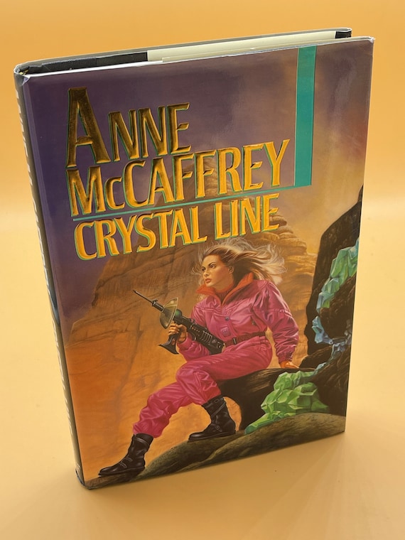Fiction Fantasy Books Crystal Line by Anne McCaffrey First Edition 1992 Del Ray Books Collectible Vintage Fantasy Fiction Gift Books