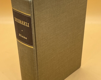 Rare Books Disraeli by Robert Blake Fifth Printing 1967 St Martins Press Political Biographies History Books for Readers Gift Used Books