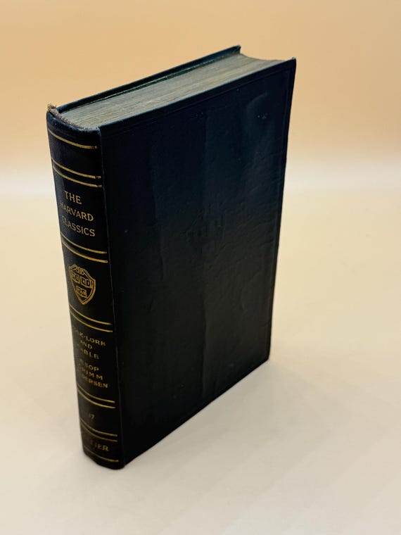 Folk Lore and Fable Aesop Grimm Andersen 1909 Collier Publishing The Harvard Classics Fabrikoid Edition with Intro & Notes Stories and Myth