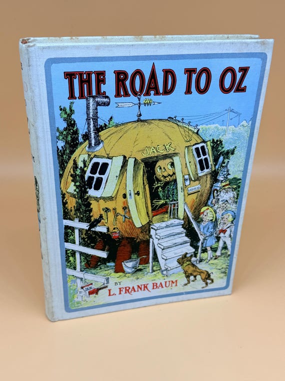 The Road to Oz by Frank Baum White Spine Edition circa 1960's Reilly Lee Publishing Rare books Classic Literature