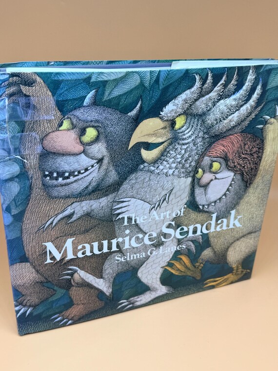 The Art of Maurice Sendak by Selma G. Lanes 1984 Abrams Publishing Coffee table art books Childrens book art