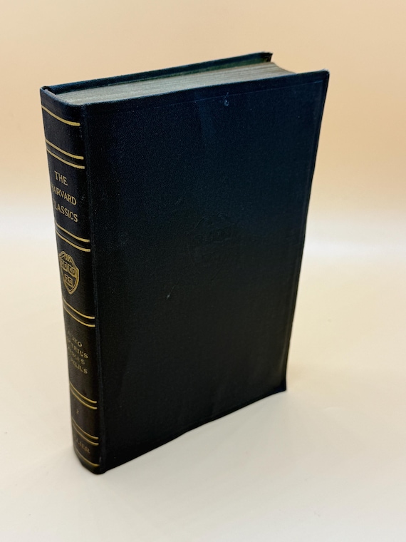 The Apology- Phaedo-Crito of Plato, Golden Sayings of Epictetus, Meditations of Marcus Aurelius 1909 Harvard Classics Rare Fabrikoid Edition