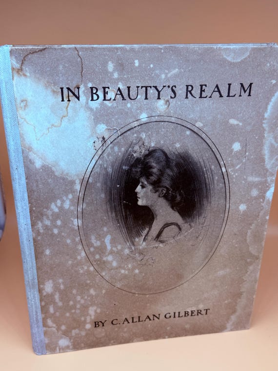In Beauty's Realm with lyric poems by C. Allan Gilbert 1903 Fox Duffield Publishing Art Poetry Rare books Coffee Table books