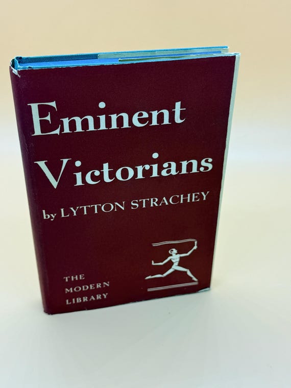Eminent Victorians by Lytton Strachey circe 1960's Modern Library history books Victorian history