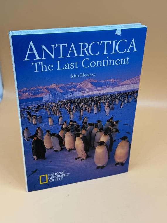 Antarctica The Last Continent 1998 National Geographic Society Publishing Nature Books Wildlife Book Gifts Natural History Animal Books
