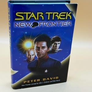 Star Trek New Frontier Four short Novels by Peter David Science Fiction book gifts Sci Fi Novels Sci Fi collection Trekkie books