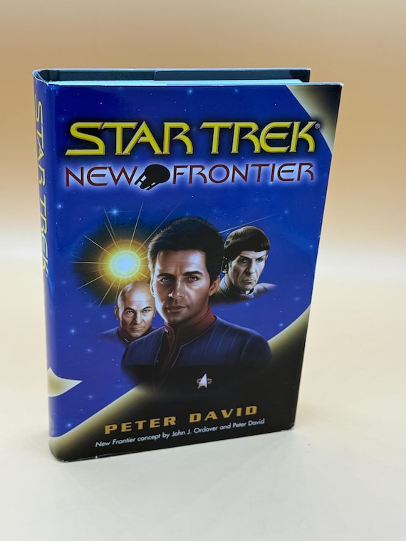 Star Trek New Frontier Four short Novels by Peter David Science Fiction book gifts Sci Fi Novels Sci Fi collection Trekkie books