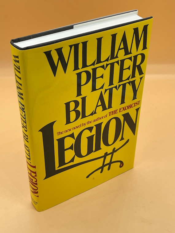 Fiction Suspense Mystery Books Legion a Novel by William Peter Blatty 1983 2nd printing Simon & Schuster Publishing Used Books Free Shipping