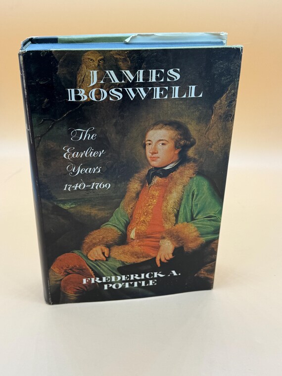 James Boswell The Earlier Years 1740-1769 Frederick A Pottle 1966 McGraw Hill Books Biography books Scottish authors historical biographies