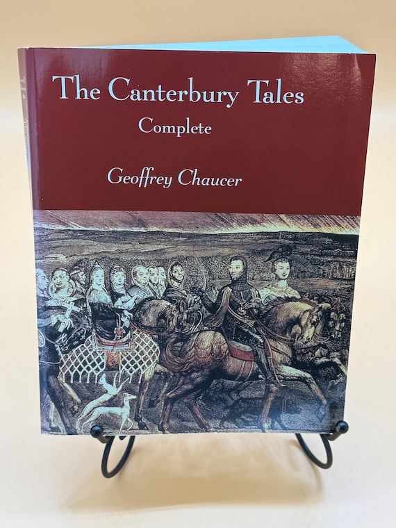 The Canterbury Tales, Complete by Geoffrey Chaucer 2000 Houghton Mifflin Publishing Classic Literature English Lit The Riverside Chaucer