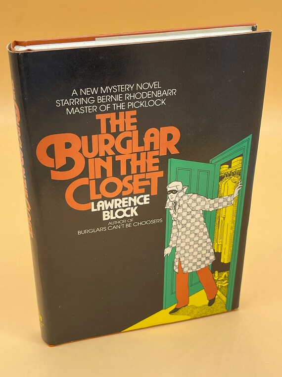 Crime Novels The Burglar in the Closet by Lawrence Block 1978 BCE Random House Publishing Mystery Novels Mystery Gift Books Crime Mysteries