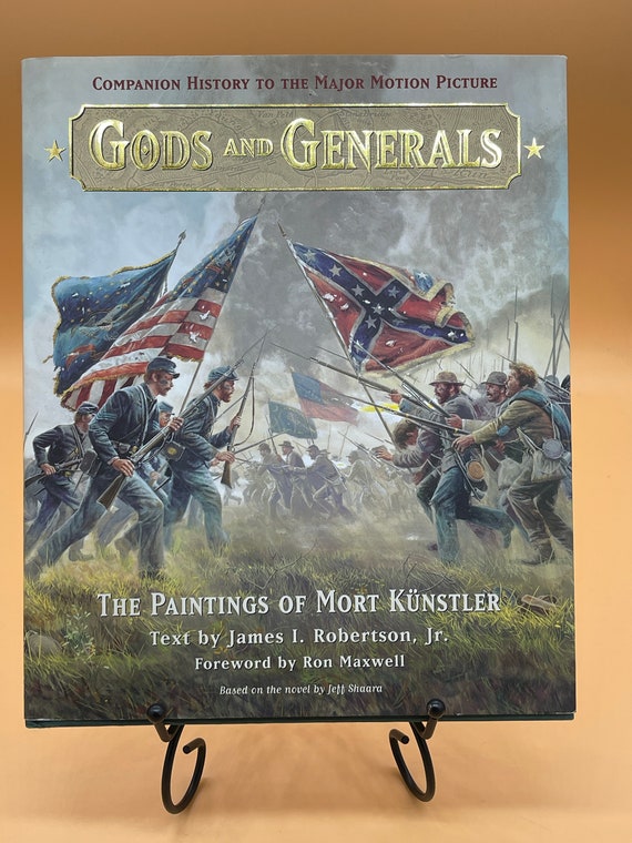 Historical Fiction Art Gods and Generals the Paintings of Mort Künstler Art Book gifts for Readers Civil War Fiction Novel Art Used Books