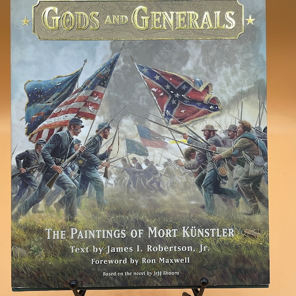 Historical Fiction Art Gods and Generals the Paintings of Mort Künstler Art Book gifts for Readers Civil War Fiction Novel Art Used Books