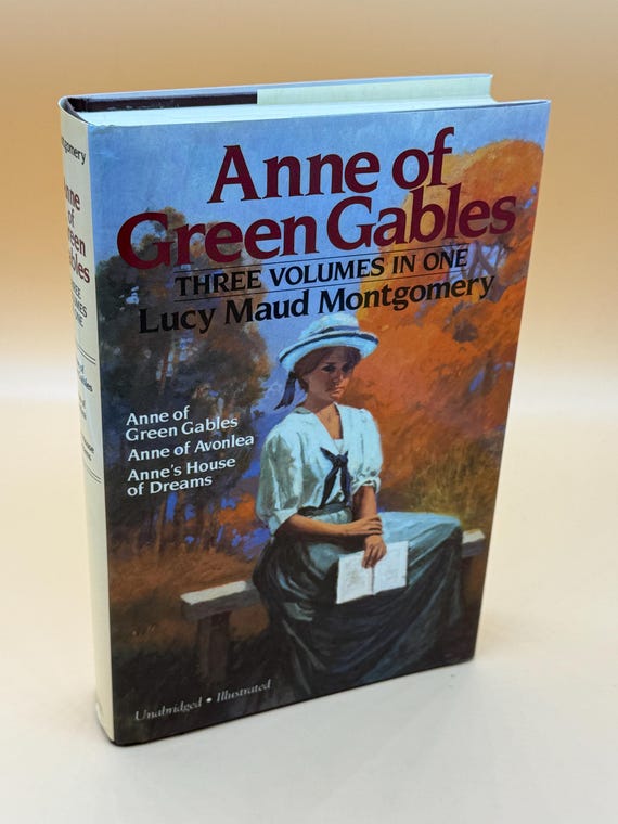 Anne of Green Gables Three Volumes in One by Lucy Maud Montgomery unabridged illustrated Literary Classic Gift books Fiction Anthology