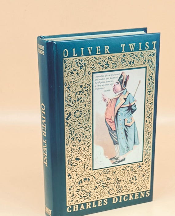 Oliver Twist by Charles Dickens 1999 Trident Press bonded leather fine binding edition Classic Literature