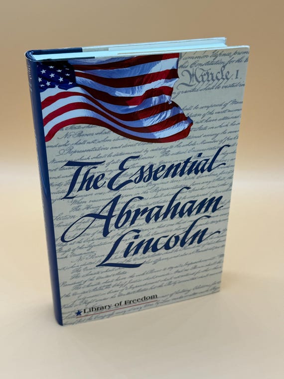 The Essential Abraham Lincoln 1993 Gramercy Books Library of Freedom History book gifts Biography books