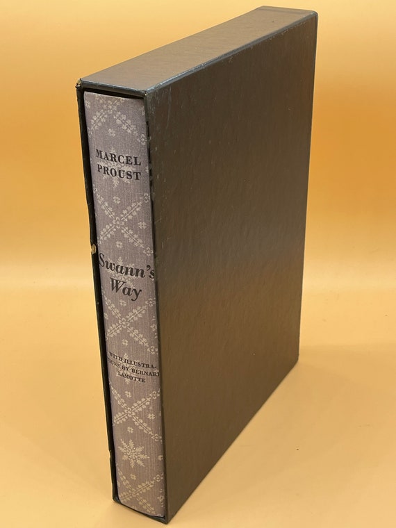 Swann's Way by Marcel Proust  1954 Heritage Press hardcover in slipcase Illustrated by Bernard Lamotte