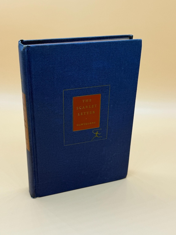 The Scarlet Letter by Nathaniel Hawthorne circa 1950's Modern Library Classic Literature books