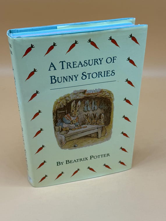 A Treasury of Bunny Stories by Beatrix Potter 1995 Portland House (Random House) Publishing Childrens books storybooks for kids gift books