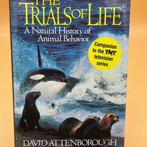 Natural History Books The Trials of Life A Natural History of Animal Behavior by David Attenborough Nature Zoology Books for Readers Gifts