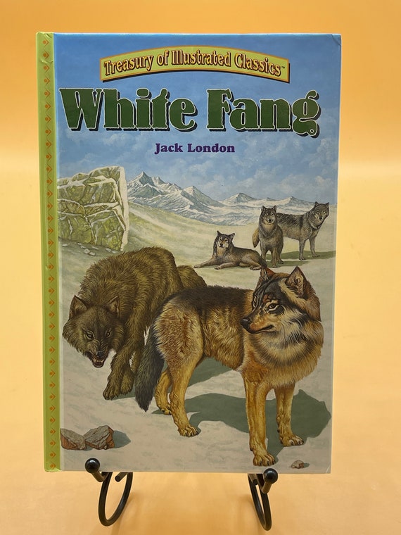 Childrens Books White Fang by Jack London adapted for young readers gift books Adventure Stories for kids book gifts Dog Stories Illustrated