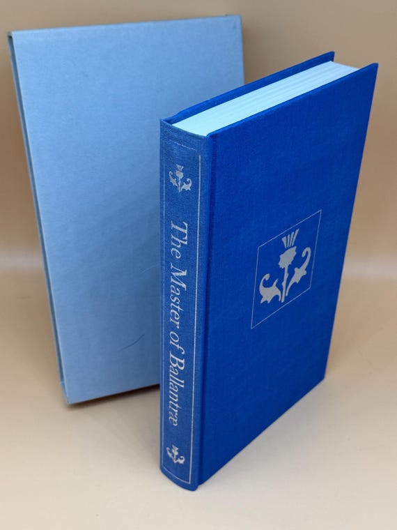 The Master of Ballantrae by Robert Louis Stevenson Illustrator Lynd Ward 1965 Heritage Press HC w slipcase Classic Literature Book Gifts