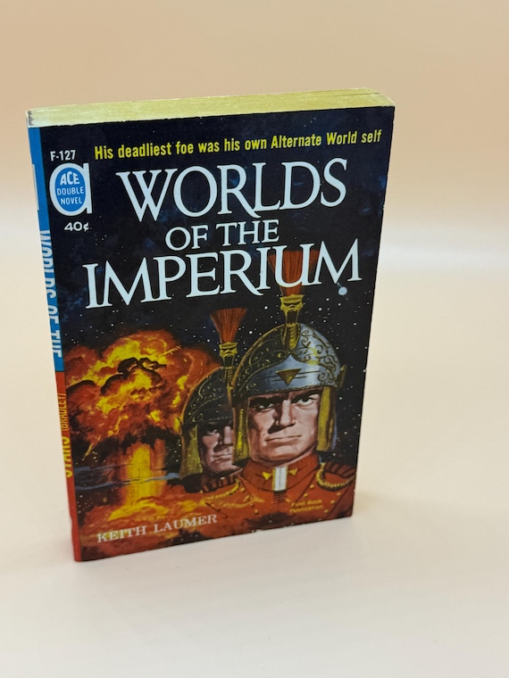 Seven From the Stars Marion Zimmer Bradley & Worlds of The Imperium Keith Laumer 1962 ACE Double Sci Fi books rare books science fiction