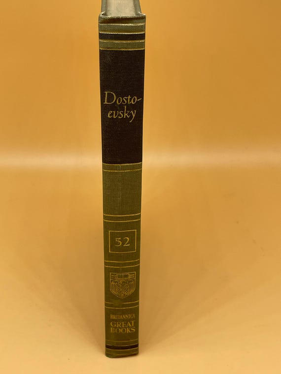 Dostoevsky The Brothers Karamazov 1952 Britannica Great Books series Classic Literature Literary gift books Russian literature Vintage Books