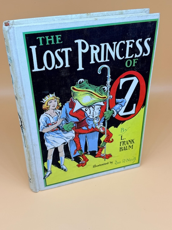 The Lost Princess of Oz by L. Frank Baum circa 1960's White Spine Edition Reilly & Lee Publishing Rare Books Childrens Literature